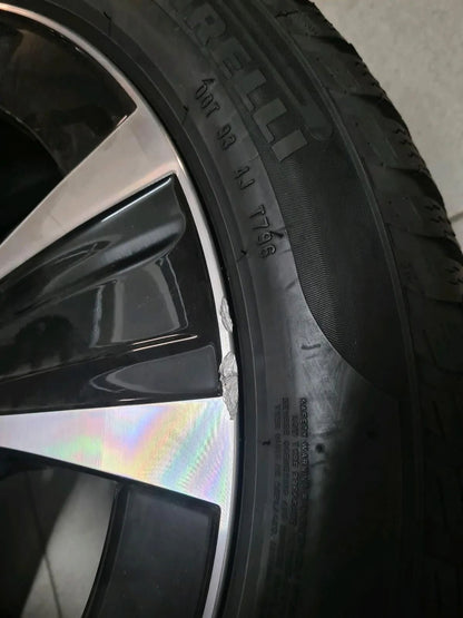 Cerchi in lega originali Mercedes Classe E W213 S213, pneumatici invernali 245 45 R18 pollici, 6 mm