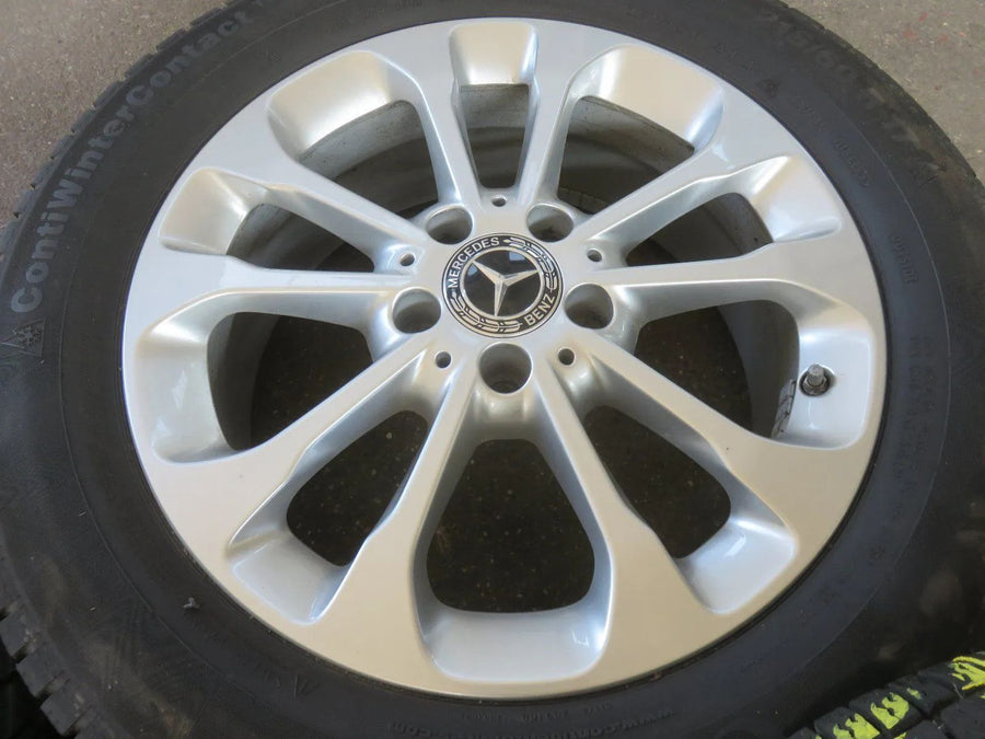 Original Mercedes GLA X156 Alufelgen Winterräder Winterreifen 215 60 R17 96H 7mm