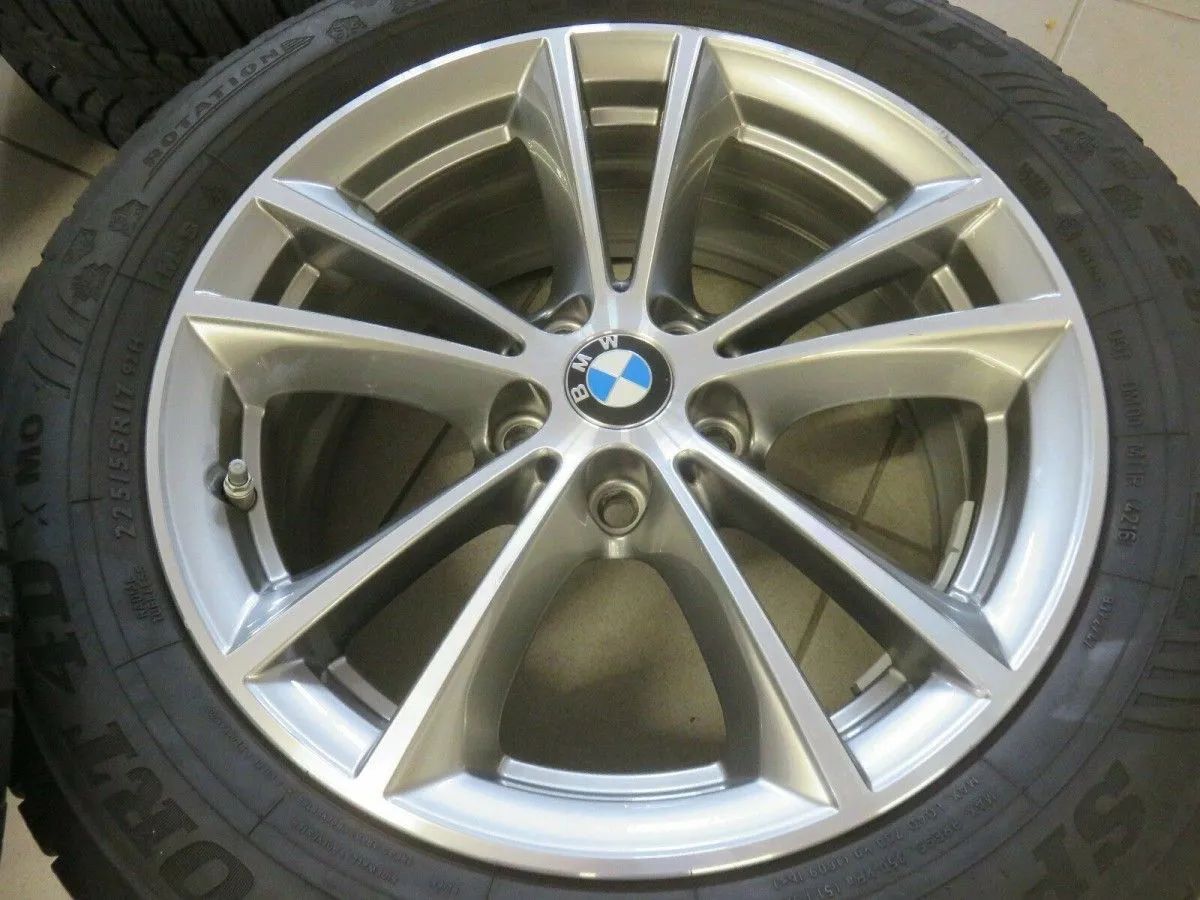 Originální 17 palců hliníková kola BMW řady 5 G30 G31 631 6863417 se zimními koly a pneumatikami Detailní zobrazení 5