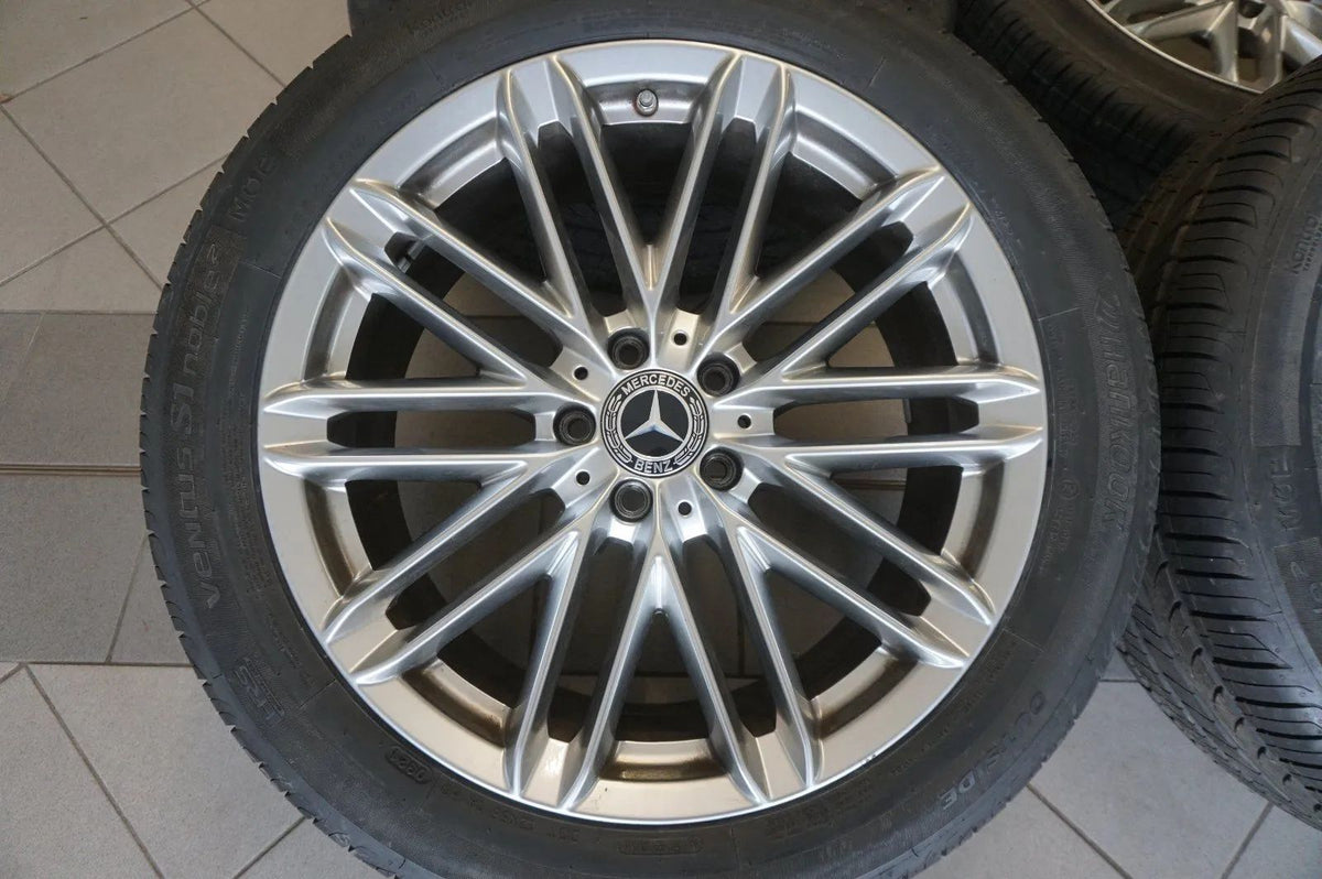 Original Mercedes S-Class W223 V223 Alloy Wheels Summer Tires 255 45 R19 Inch 8mm Detailansicht 3