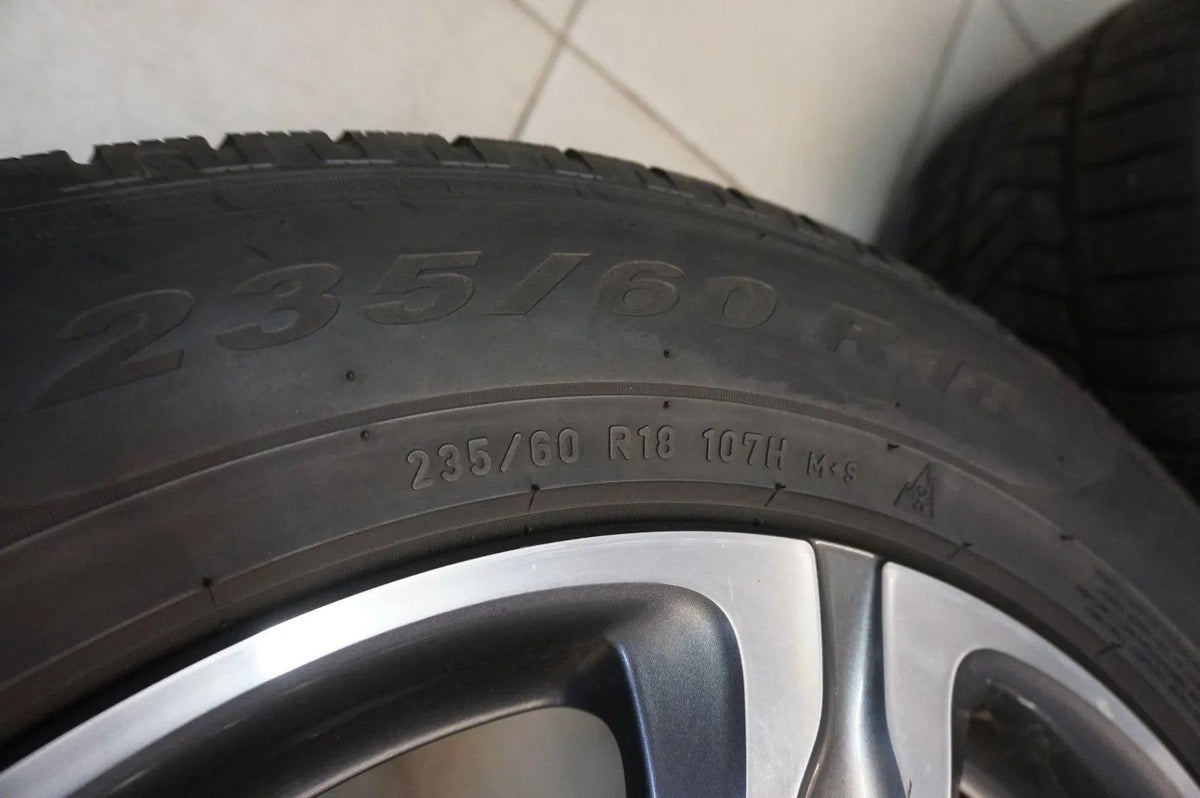 Jantes alu originales 18 pouces Mercedes GLC X253 W253 C253 Pneus hiver Roues complètes hiver Vue détaillée 4