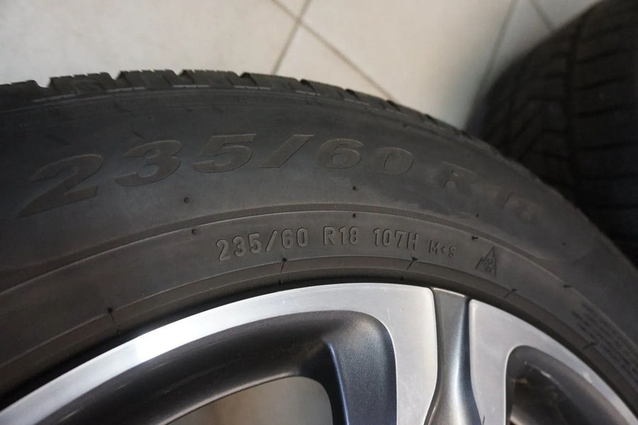 Jantes alu originales 18 pouces Mercedes GLC X253 W253 C253 Pneus hiver Roues complètes hiver
