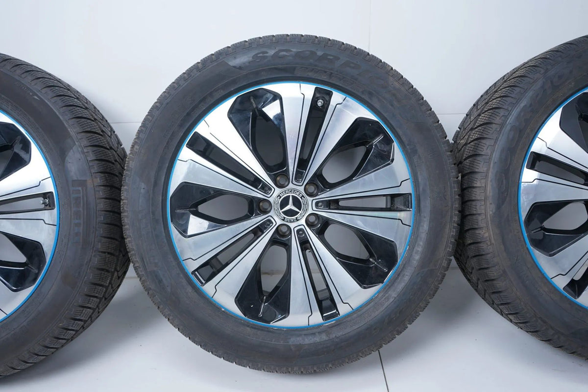 Original Mercedes EQC N293 19 inch alloy wheels winter tires 235 55 255 50 R19 7mm Detailansicht 5