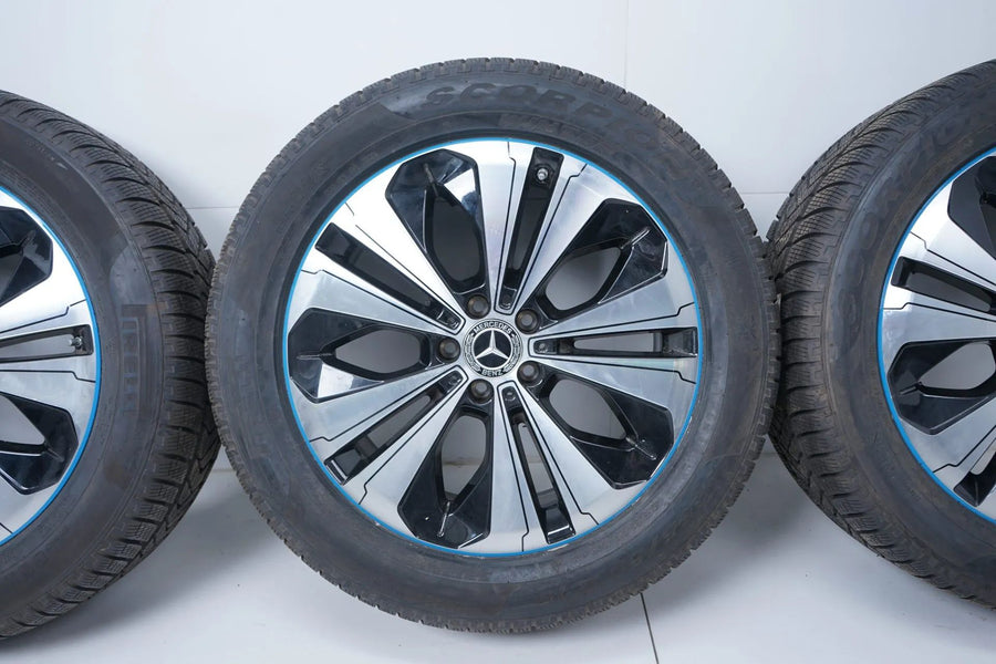 Original Mercedes EQC N293 19 inch alloy wheels winter tires 235 55 255 50 R19 7mm