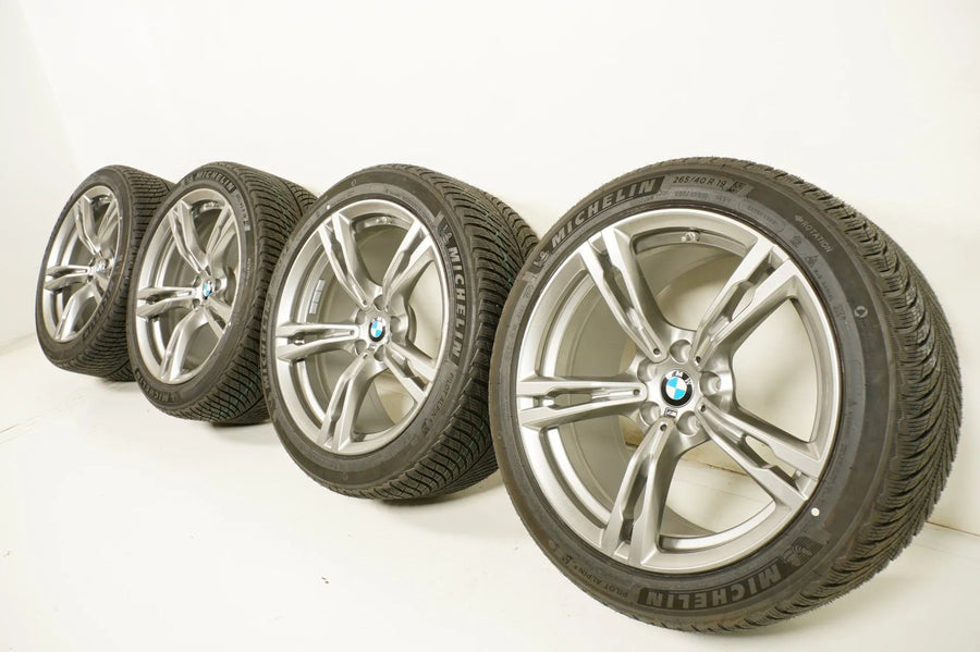 Pneus et jantes hiver neufs pour BMW M5 F90, dimensions 265/40/19 pouces, norme 705M.