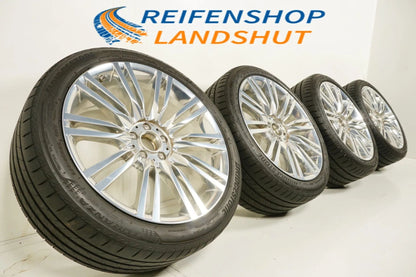 Original Mercedes S-Klasse W223 V223 TOP 20 Zoll Alufelgen Chrom mit neuen Winterreifen