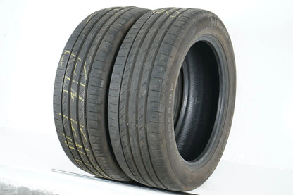 2 x Continental summer tires 235 55 19 inch DOT22 approx. 4 mm tread depth