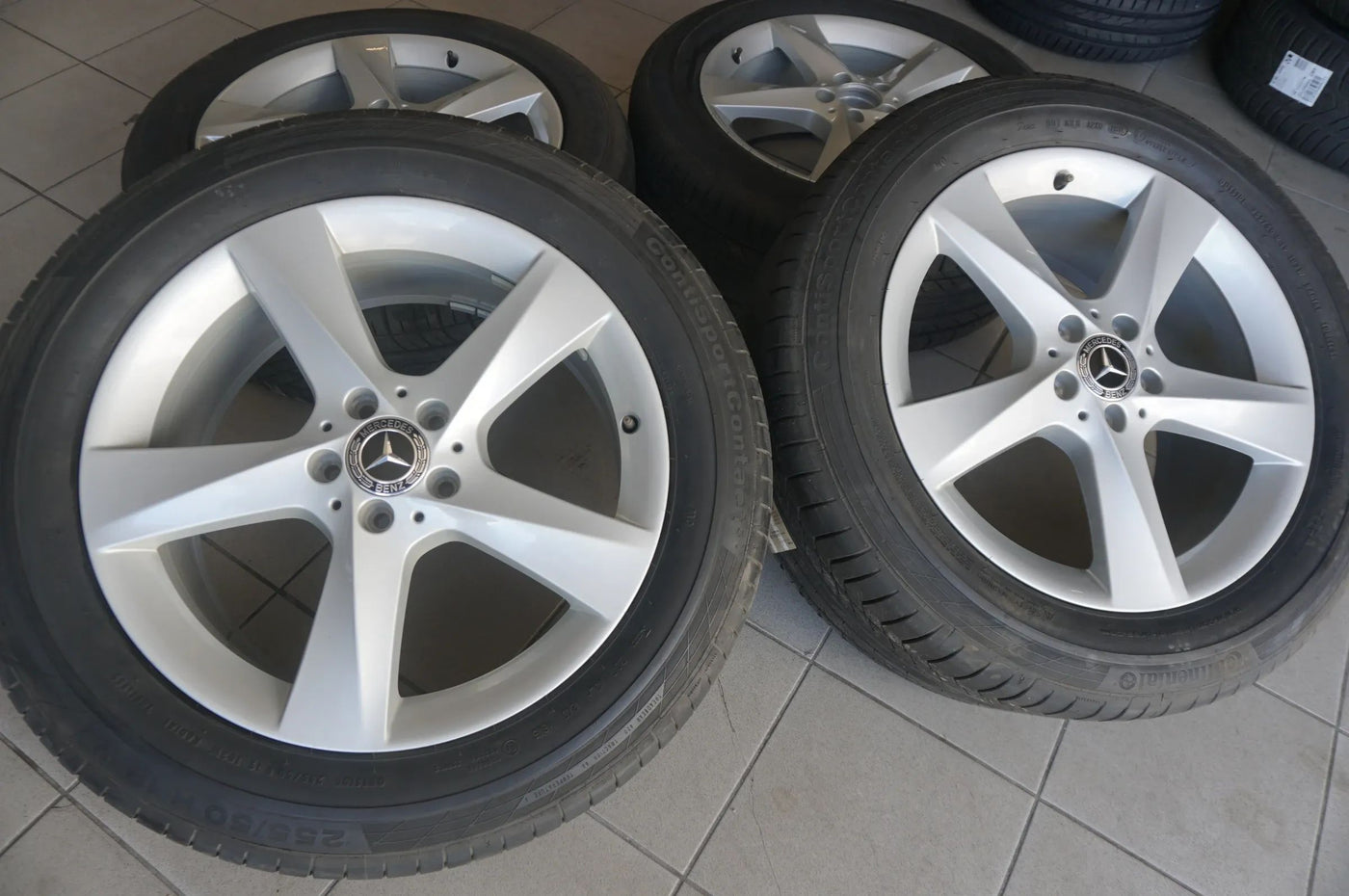 Original Mercedes ML GLE W166 Alufelgen Sommerräder Sommerreifen 255 50 R19 Zoll