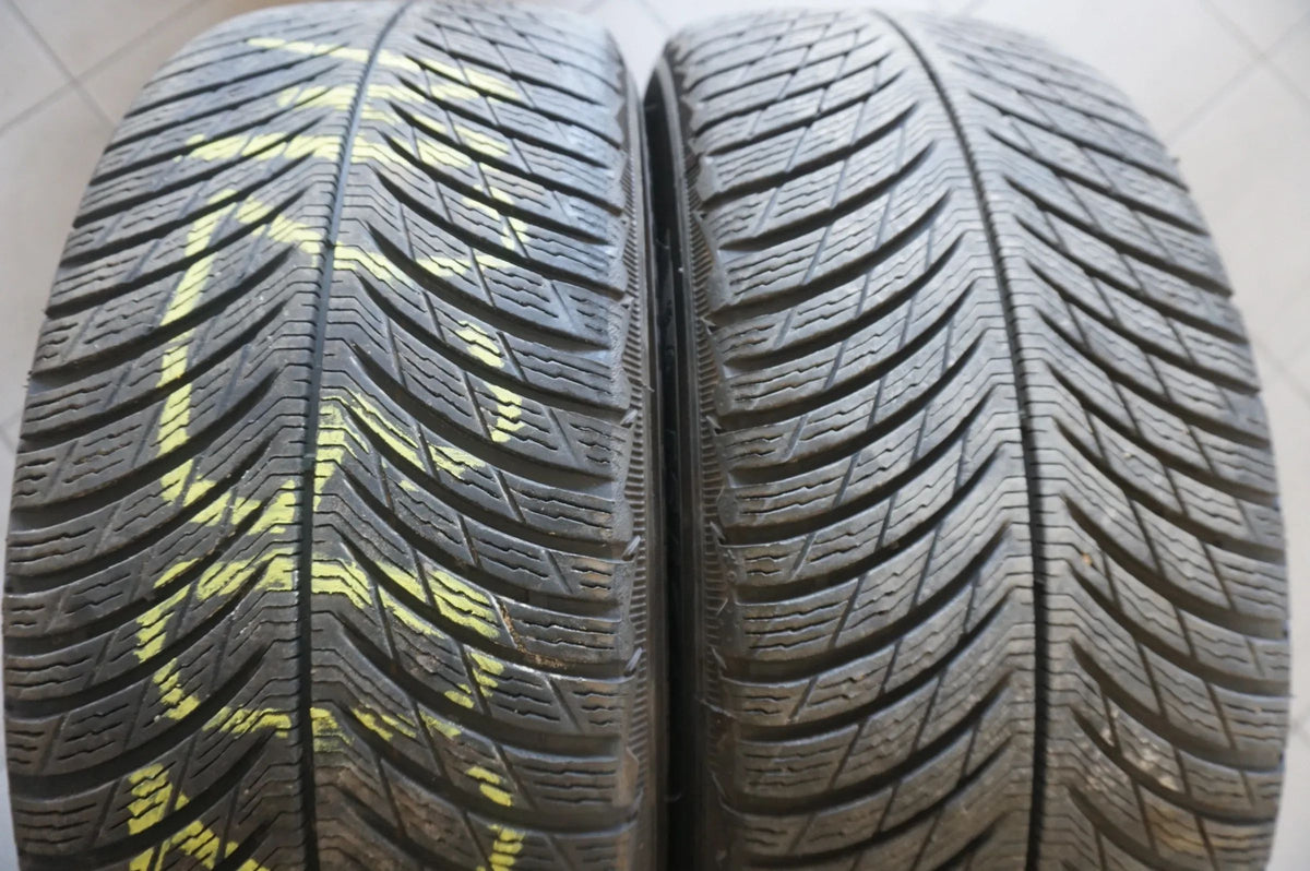 Original Audi A6 C8 4K 19 Zoll Alufelgen Winterräder Winterreifen 245 45 R19 6mm Vue détaillée 7