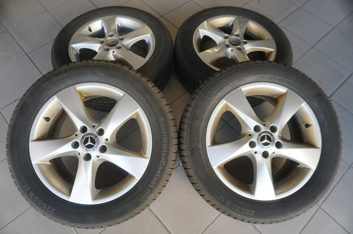 Cerchi in lega originali Mercedes Classe V Vito W447 da 17 pollici con ruote invernali e pneumatici invernali Visualizzazione dettagliata 2