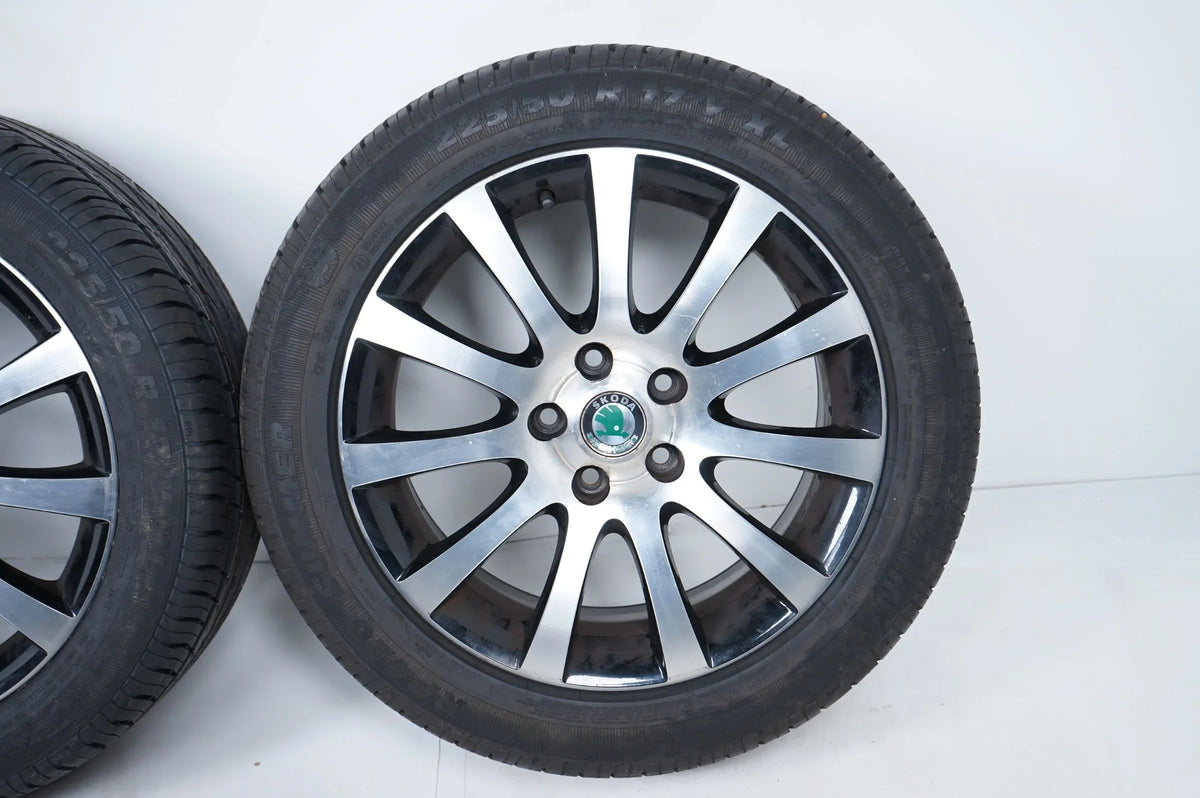 Skoda Yeti Sommerräder Sommerreifen 225 50 17 Zoll 5L0601025D Detailansicht 7