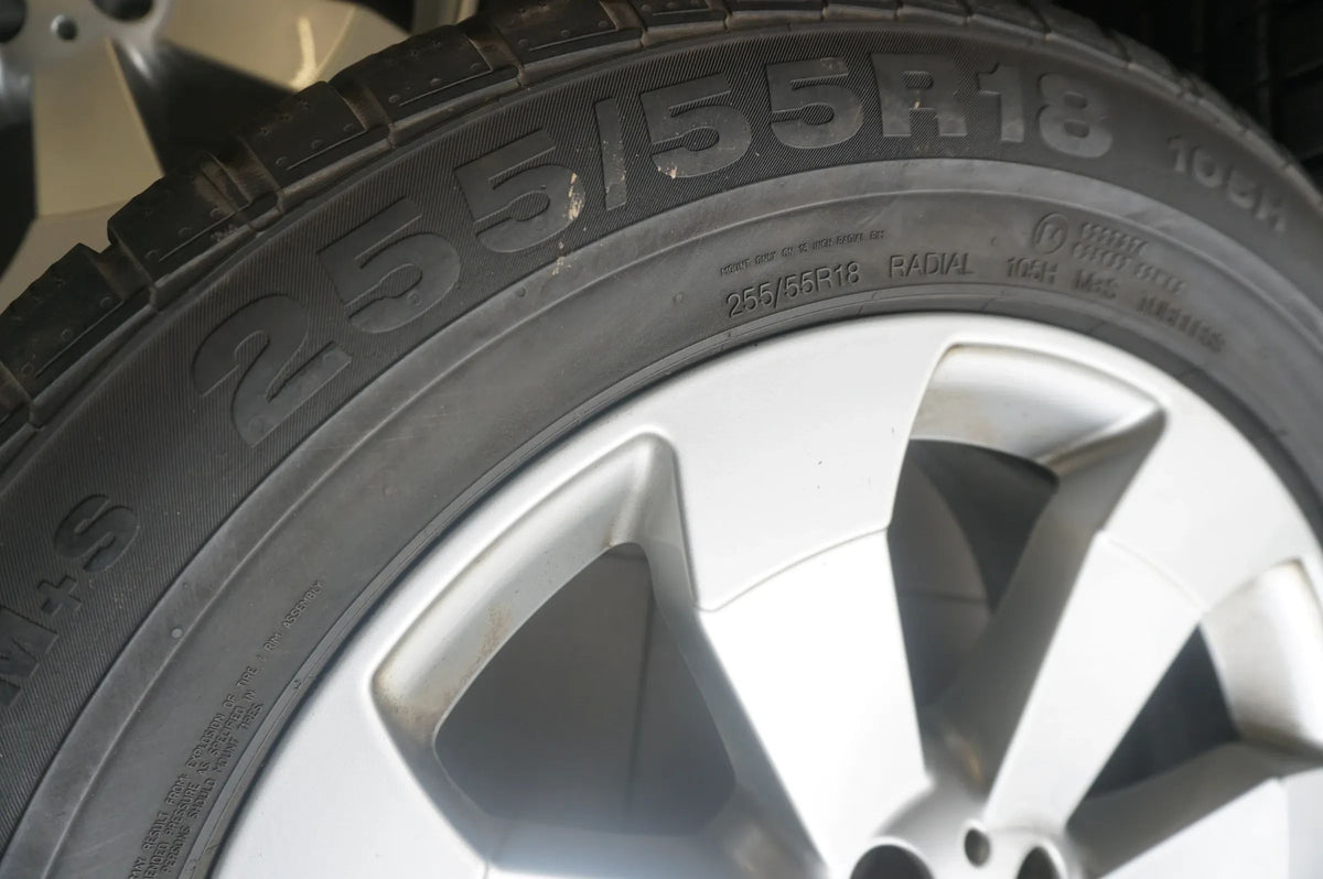 Original Mercedes ML GLE W166 Alufelgen Winterräder Winterreifen 255 55 R18 7mm Detailansicht 5