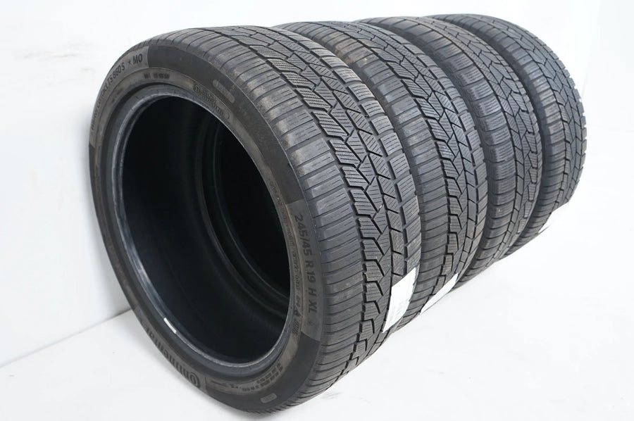 4 x Winterreifen Continental 245 45 19 Zoll DOT23 ca.4mm MO/Bmw*