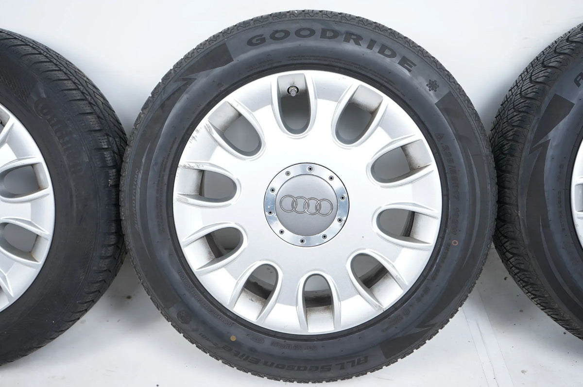 Audi A8 4E D3 Alufelgen Winterräder Winterreifen 235 55 17 Zoll Visualizzazione dettagliata 5