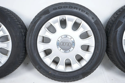 Audi A8 4E D3 Alufelgen Winterräder Winterreifen 235 55 17 Zoll