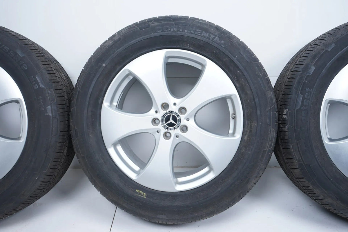 Original Mercedes GLS GL X166 Alloy Wheels Summer Tires Summer Wheels 275 55 R19 Inch Detailansicht 4