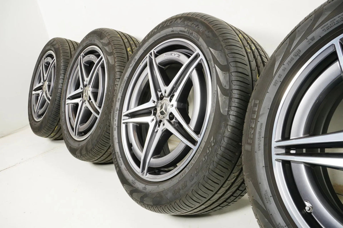 Mercedes EQC 19 inch AMG alloy wheels summer wheels summer tires 235 55 255 50 R19 Detailansicht 8