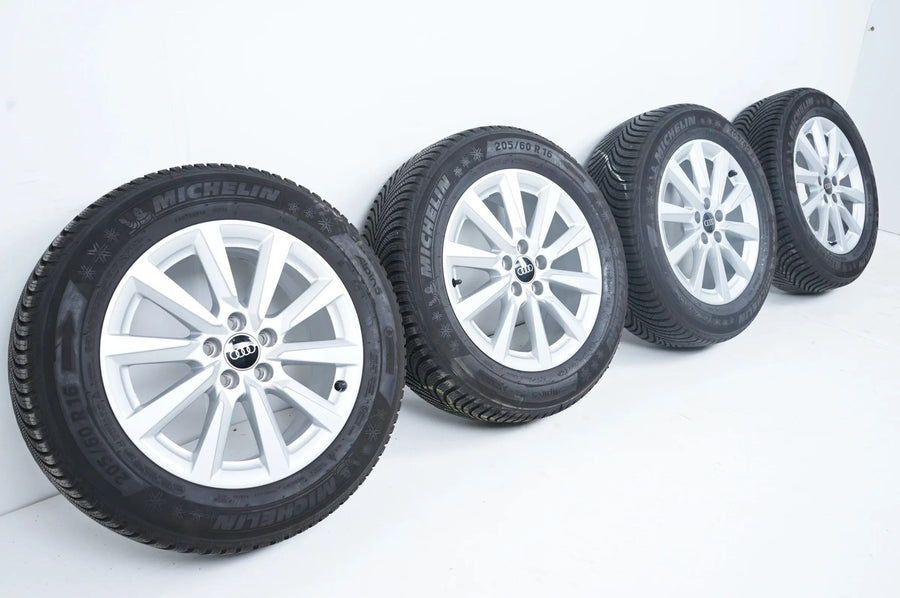 Like New Audi A1 2GB Winter Wheels Winter Tires 205 60 16 Inch 8mm