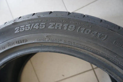 2 X 255 45 R19 ZR19 104Y Sommerreifen Kumho Ecsta PS91 2023 6mm