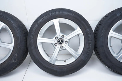 Mercedes GLA GLB H247 X247 Allwetterräder mit neuen Allwetterreifen 215 65 17 Zoll