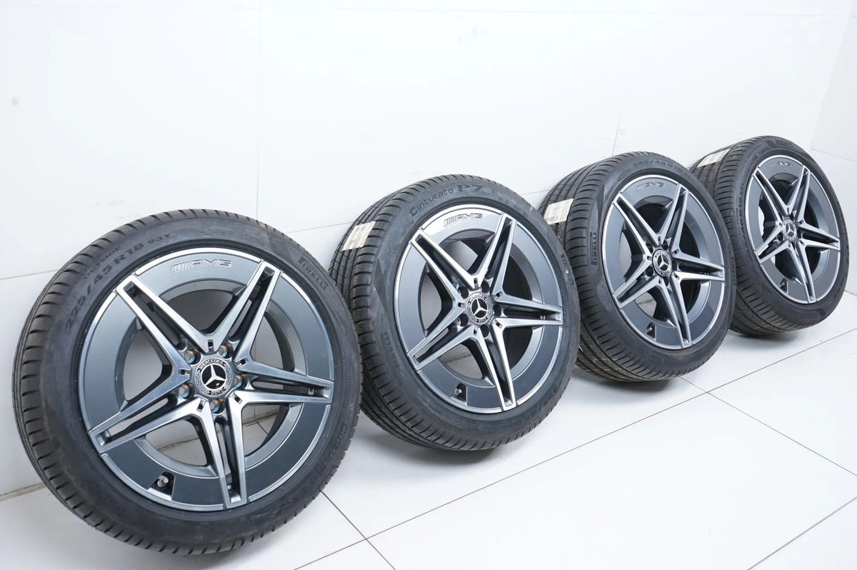 Mercedes C Class W206 summer tires, summer wheels AMG 18 inch Detailansicht 2