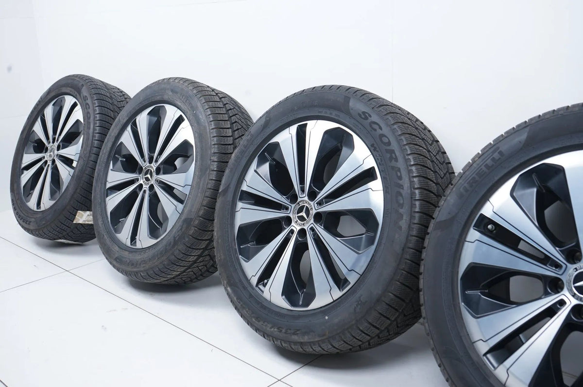 Original Mercedes EQC 19 inch alloy wheels winter tires winter wheels 235 55 R19 7mm Detailansicht 8