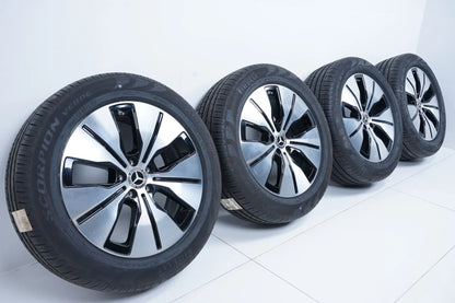 Original Mercedes EQC TOP 19 inch alloy wheels summer tires 235 55 255 50 R19 8mm