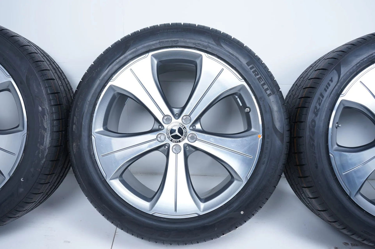 Genuine Mercedes GLS W167 X167 21 Inch Alloy Wheels Summer Tires 275 45 315 40 R21 Detail view 4