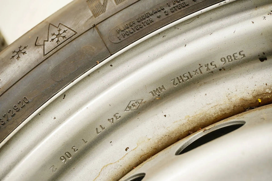 Smart A453 W453 Winter tires Winter wheels 15 inch 7mm