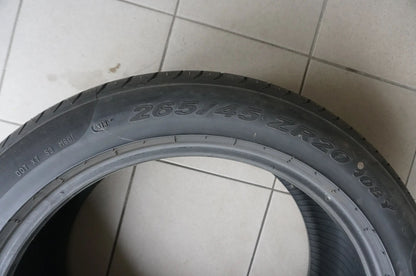 1 X 265 45 ZR20 R20 108Y Pneu été Pirelli P Zero PZero MO 2013 7mm