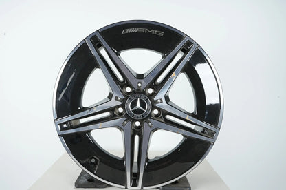 1x hliníkový disk Mercedes EQA EQB H243 X243 AMG 18 palců A2434011700 7,5J ET53,5