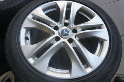 Jantes en alliage léger d'origine Mercedes Classe E W212 S212 17 pouces avec pneus été A2124010902