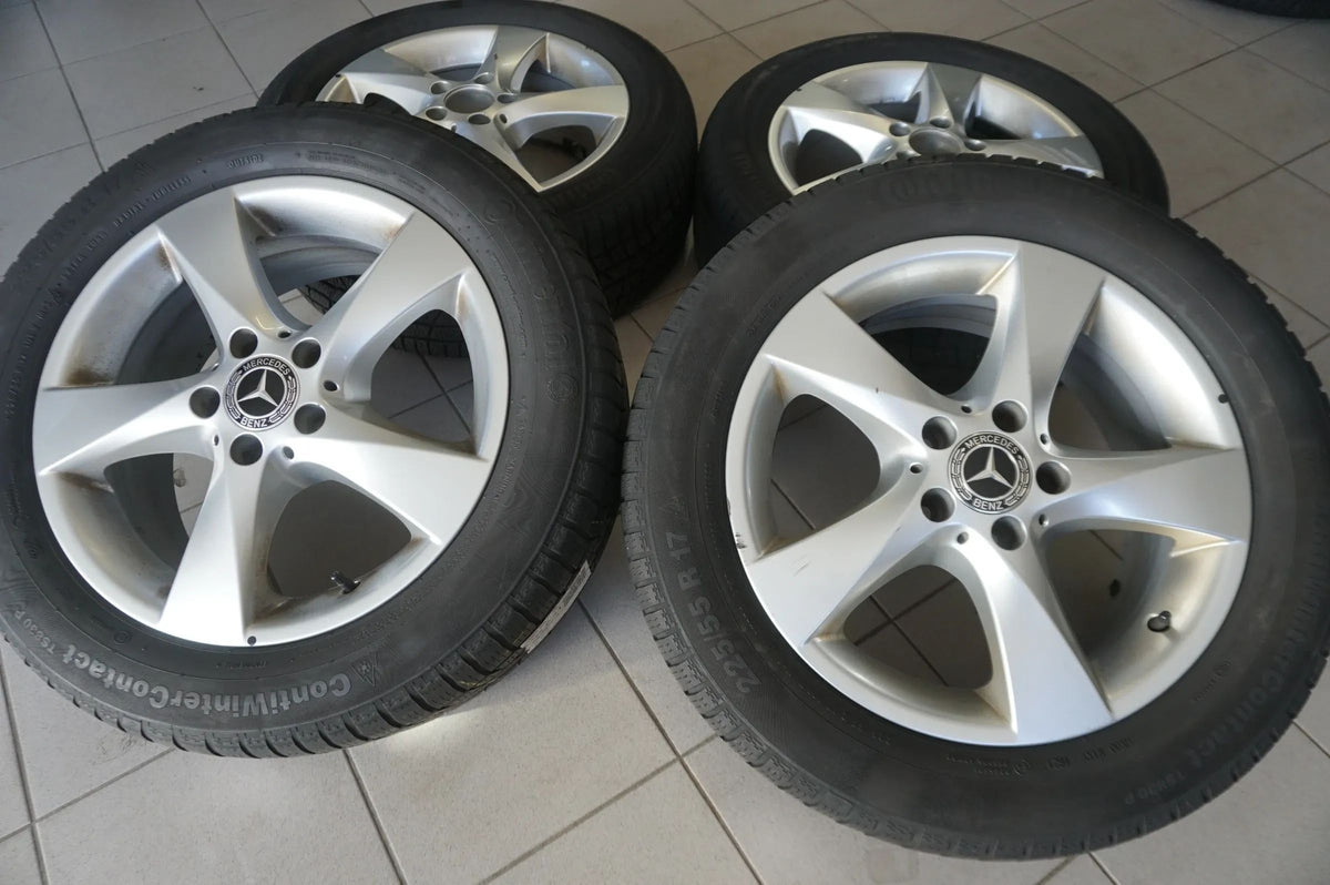 Original Mercedes V-Klasse Vito W447 17 Zoll Alufelgen Winterräder Winterreifen Vue détaillée 2