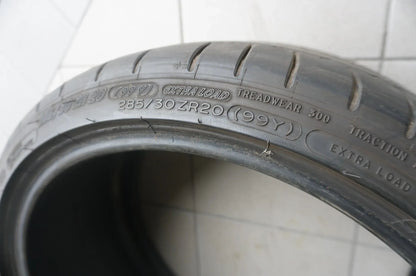 1 X 285/30ZR20 R20 99Y Summer Tire Michelin Pilot Super Sport MO1 2018 6.5mm