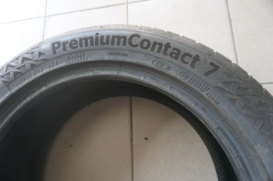 1 X 245 45 R18 96Y Sommerreifen Continental PremiumContact 7 MO 2022 6mm