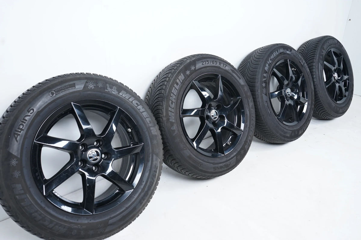 VW Tiguan Skoda Kodiaq Audi Q3 Winterreifen Winterräder 215 65 17 Zoll Detailansicht 2