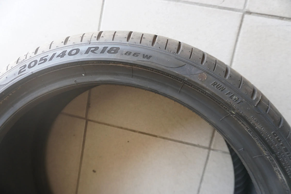 205 40 R18 86W Sommerreifen Pirelli P Zero PZero * RSC RFT RunFlat 2021 6,5mm Detailansicht 3
