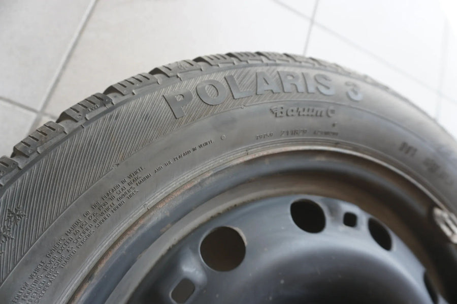 Original VW Polo V 6R Skoda Fabia III Stahlfelgen Winterreifen 185 60 R15 5mm