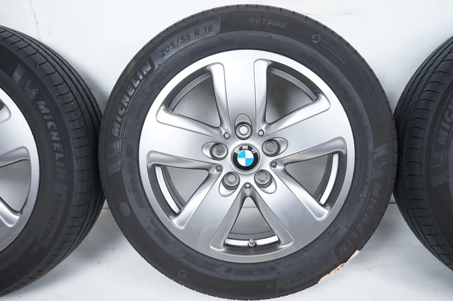 Original BMW Série 1 F40 Série 2 F44 jantes alu roues été pneus été 205 55 R16 6mm