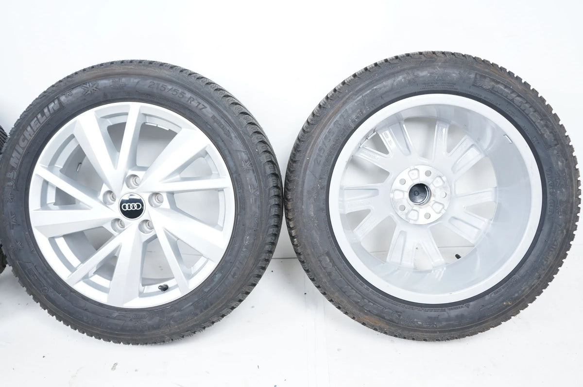 Wie Neu Audi Q2 81A Winterräder Winterreifen 215 55 17 Zoll 8mm 81A601025C Vue détaillée 13