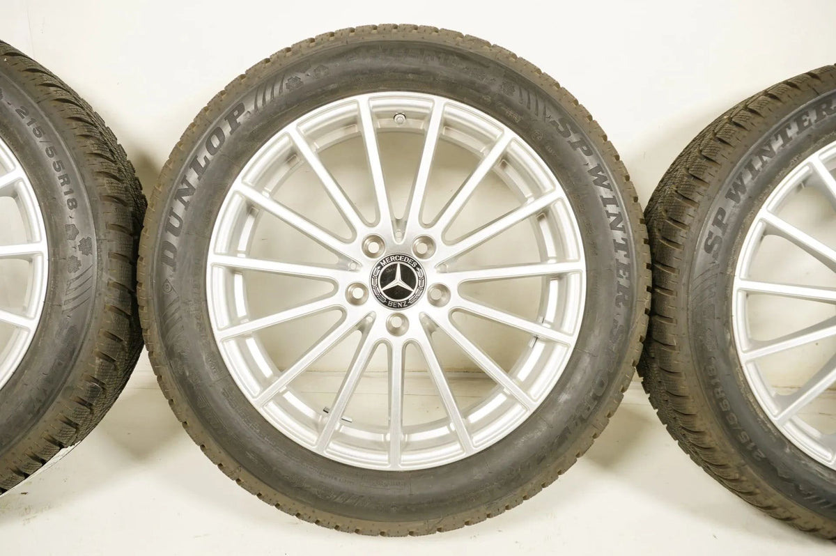 Original Mercedes GLA X156W156 Alufelgen Winterräder Winterreifen 215 55 R18 8mm Detail view 3