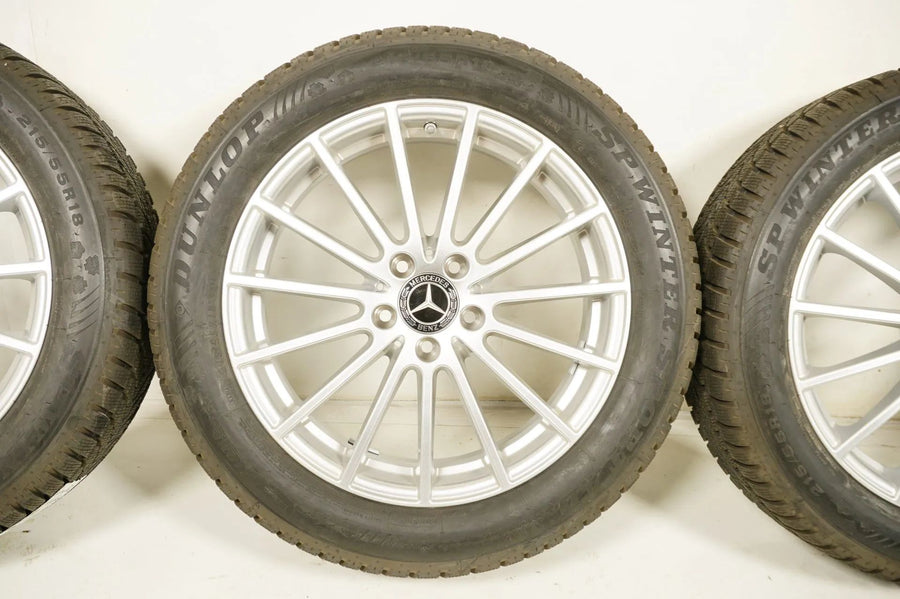 Original Mercedes GLA X156W156 jantes alu roues hiver pneus hiver 215 55 R18 8mm