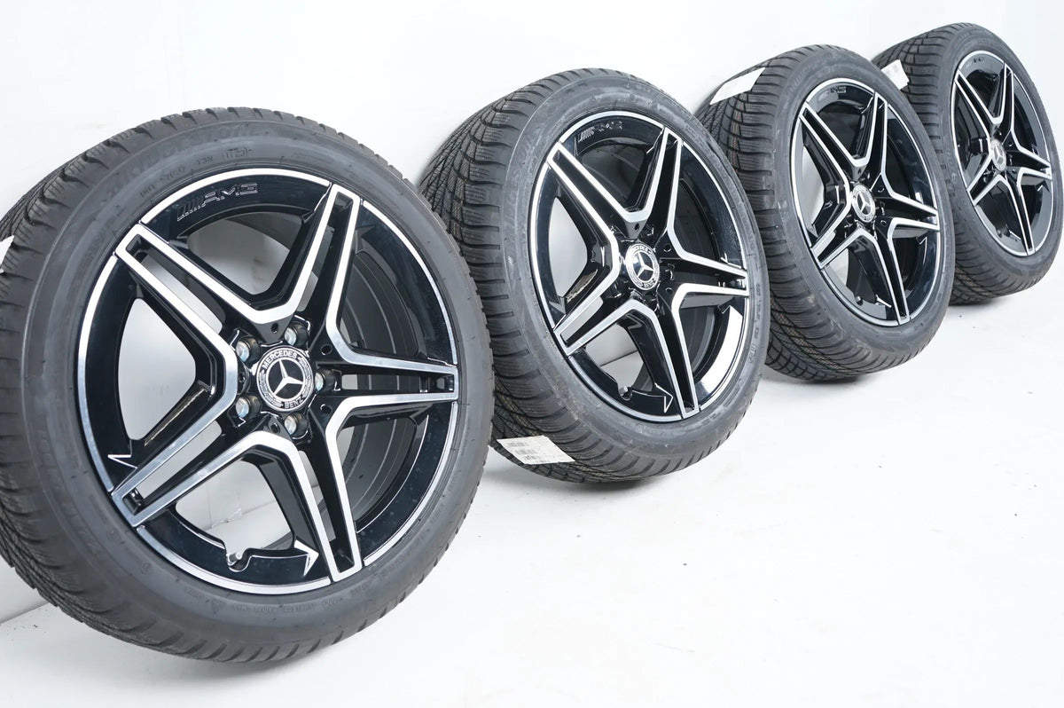 NEU Mercedes A B CLA Klasse W118 W177 B247 Winterräder Winterreifen 18 Zoll Vue détaillée 2