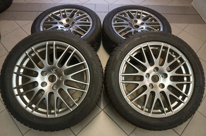 Jantes alu d'origine Porsche Cayenne 92A pneus hiver 275 45 R20 pouces 7P5601025AH