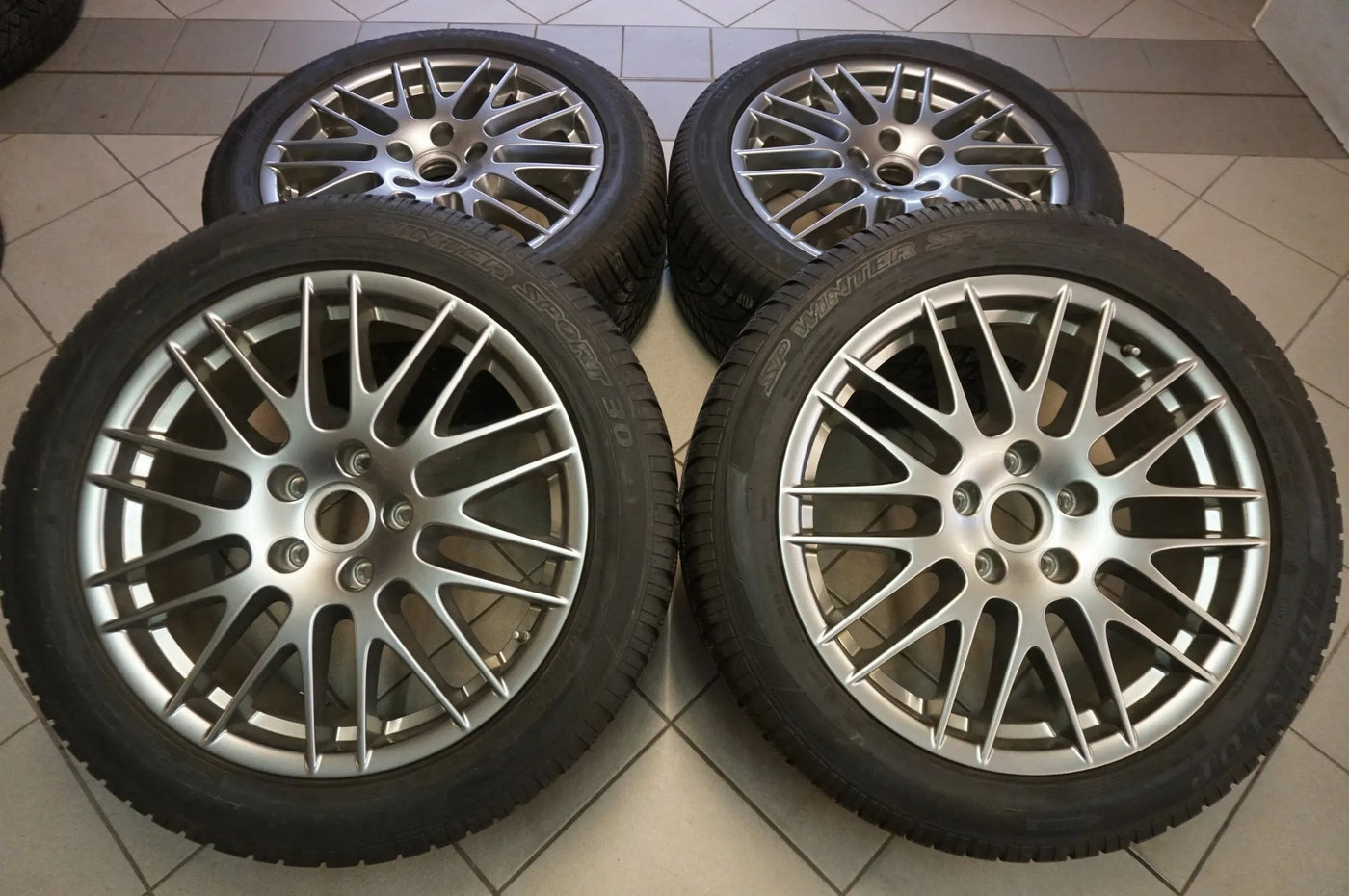Original Porsche Cayenne 92A Alloy Wheels Winter Tires 275 45 R20 Inch 7P5601025AH
