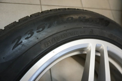 Original Porsche Macan 95B 18-inch Alloy Wheels Winter Wheels Winter Tires 235 60 R18