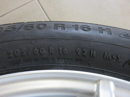 Cerchi in lega Mercedes Classe C W205, ruote invernali, pneumatici invernali Conti 205 60 R16, 8 mm