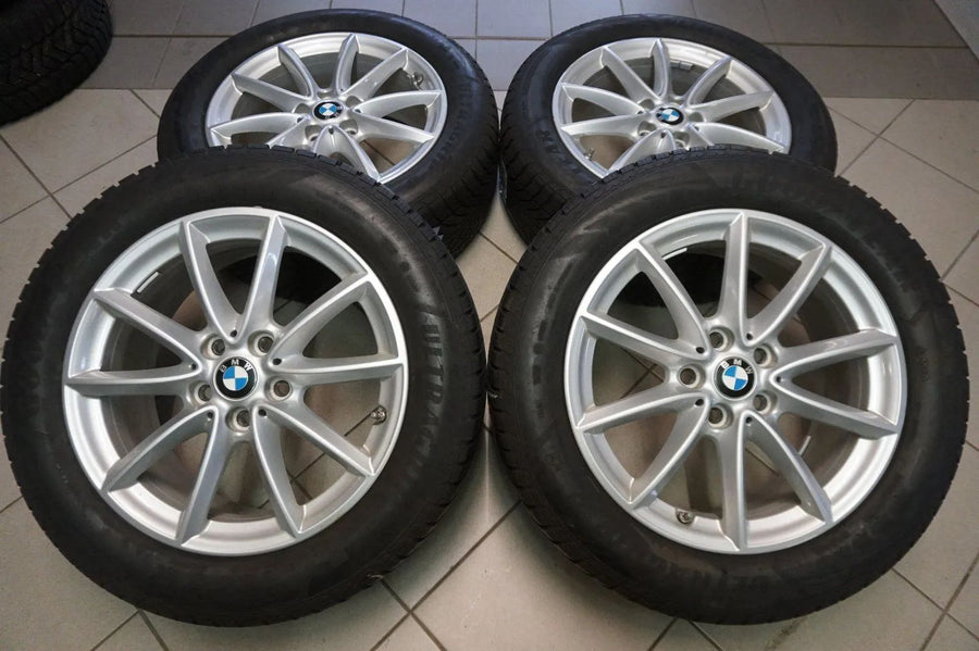 Hliníková kola BMW X1 F48 X2, zimní kola a zimní pneumatiky 225 55 R17, 7 mm