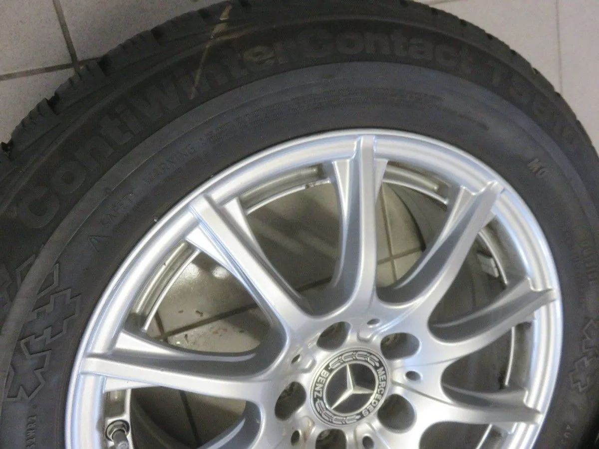 Original Mercedes C-Class W205 S205 Alloy Wheels Winter Tires 205 60 R16 7mm Detailansicht 11