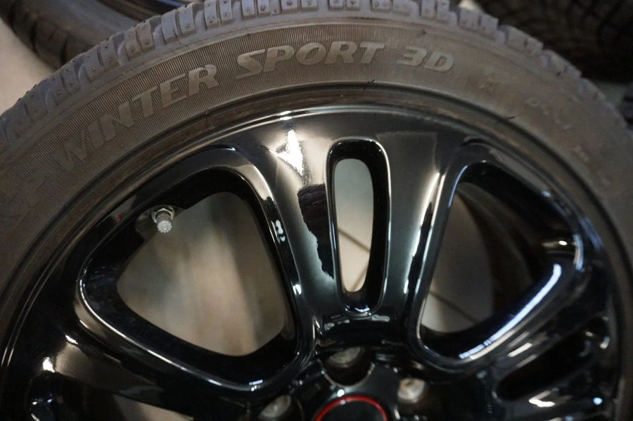 Originální hliníková kola Mini Cooper one F55 F56 F57 17 palců se zimními koly a zimními pneumatikami